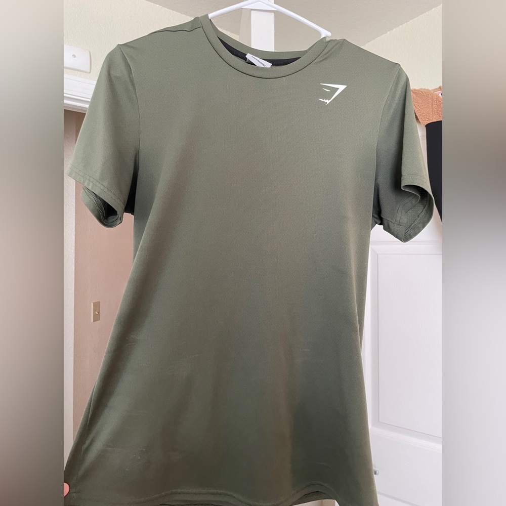 Green Gymshark Tee